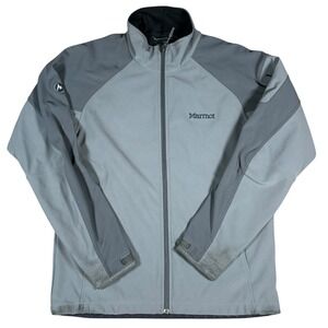 Marmot Men's‎ Softshell Jacket Gray Size Medium Full Zip Outdoor Activewear